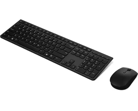 Lenovo プロフェッショナル ワイヤレス 充電式キーボード&マウス - 英語
