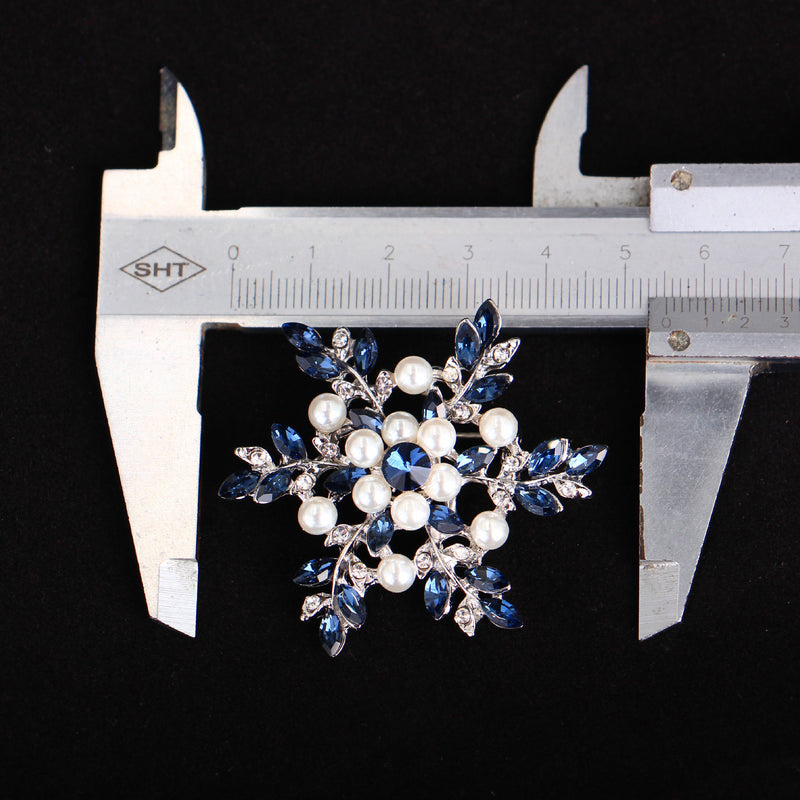 新発売水ドリル紫荊ガラスブーケ水晶ブロージョン饰り胸花オシャレオシャレブローチ入学式入園式