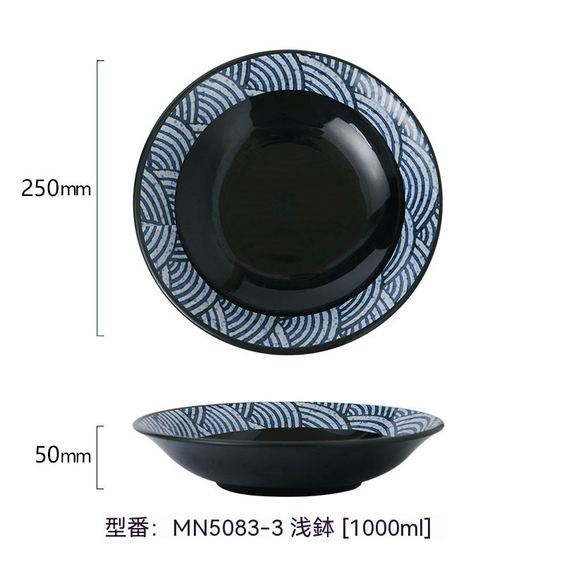 メラミン樹脂模造磁器日本寿司皿和食食器超大型長方形焼肉皿焼き鳥お皿