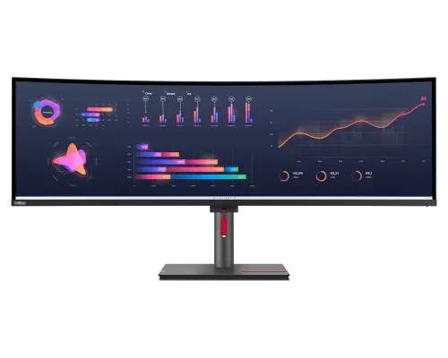 ThinkVision P49w-30(49型/5120×1440 /IPS/USB-C/スピーカー)