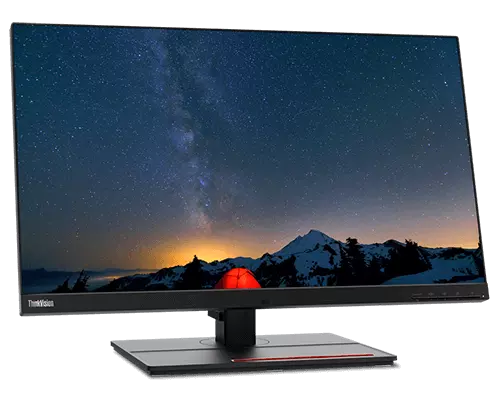ThinkVision P27u-20(27型/3840×2160/IPS/USB-C/スピーカー/高さ・縦回転)