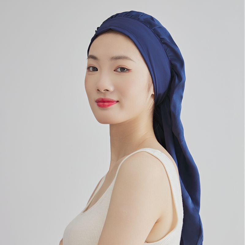 サンシルクのヘアケアシルクの寝帽シルクのシャワーキャップのヘアケアキャップヘア保湿