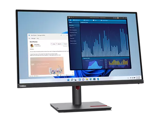 ThinkVision T27p-30(27型/3840×2160/IPS/USB-C/高さ・縦回転)