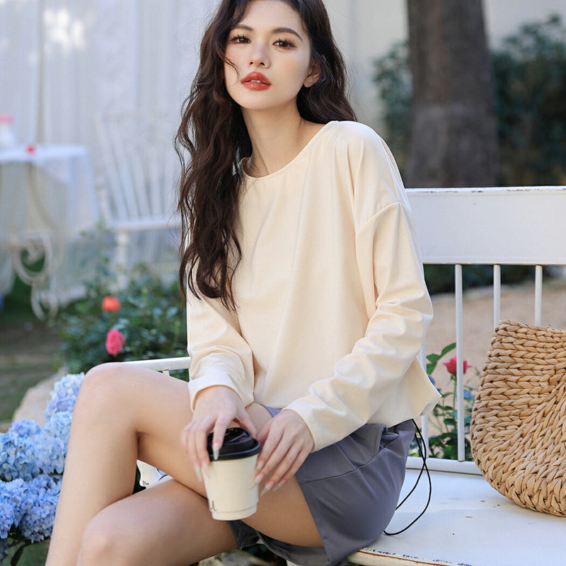 【ラッシュガード】レディース 水着 体型カバー 長袖 ロングTシャツ アウター ドローコード付き 調節可能 ゆったり 大きいサイズ ファスナー 20/30/40/50代 無地 二の腕/お腹/太もも/お尻 露出控えめ 女子 ママ ぽっちゃり お洒落 UVカット率99% UPF50+ 水陸両用
