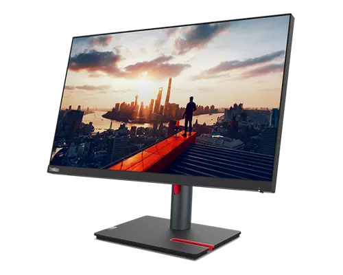 ThinkVision P24h-30(23.8型/2560×1440/IPS/USB-C/高さ・縦回転)