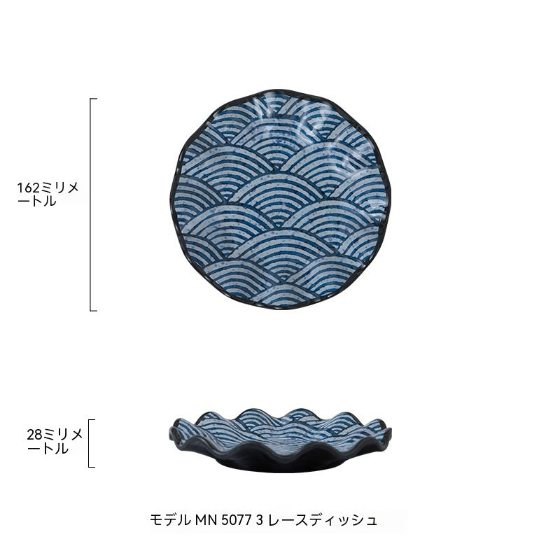 メラミン樹脂模造磁器日本寿司皿和食食器超大型長方形焼肉皿焼き鳥お皿