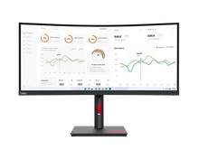 將圖片載入圖庫檢視器 ThinkVision T34w-30(34型/3440×1440/VA/USB-C)
