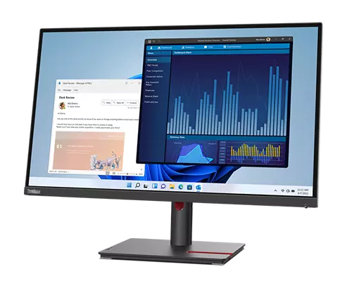 ThinkVision T27p-30(27型/3840×2160/IPS/USB-C/高さ・縦回転)